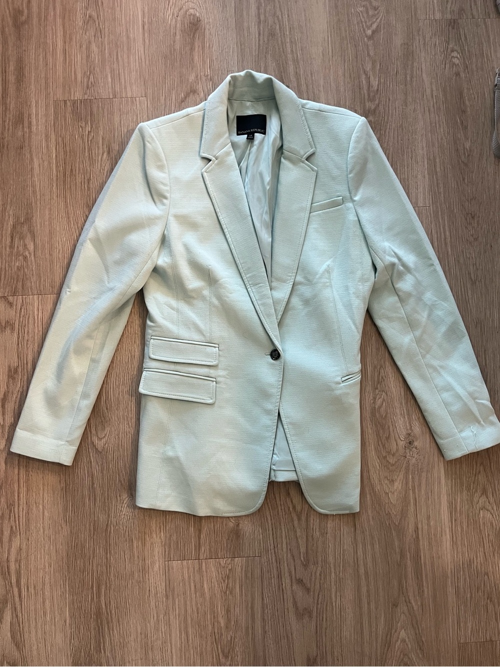 Banana Republic blue Single-Button Blazer